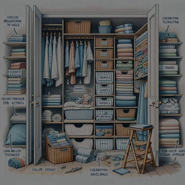 What Are the Top Strategies for Organizing a Linen Closet to Maximize Space and Accessibility?